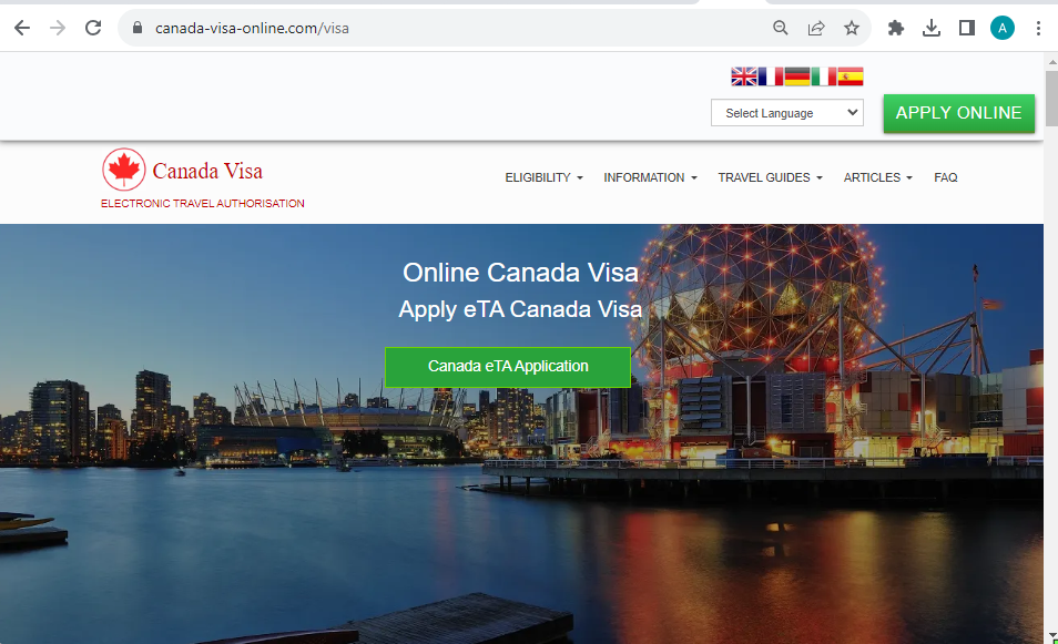 FOR FINLAND CITIZENS – CANADA Government of Canada Electronic Travel Authority – Canada ETA – Online Canada Visa