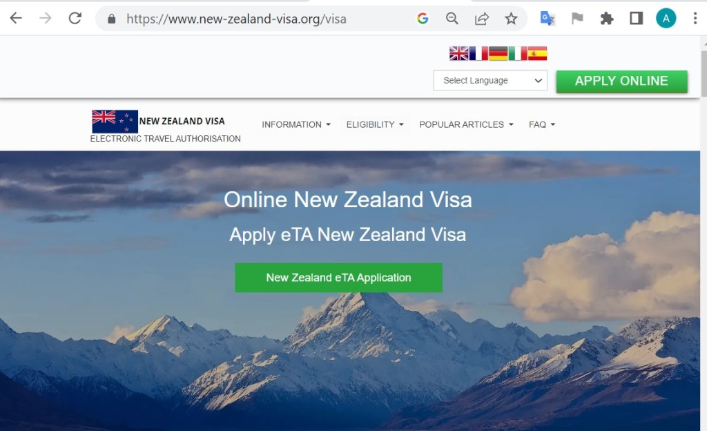 FOR FINLAND CITIZENS – NEW ZEALAND Government of New Zealand Electronic Travel Authority NZeTA – Official NZ Visa Online