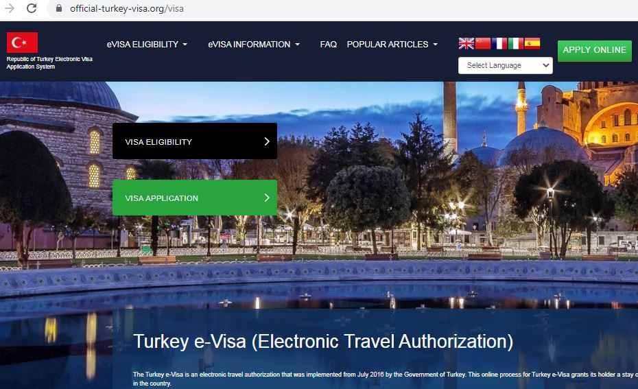 FROM UAE TURKEY Official Turkey ETA Visa Online – Immigration Application Process Online